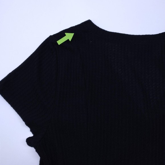 NWT Torrid black snap front waffle knit dress plus size 1X - Picture 10 of 10